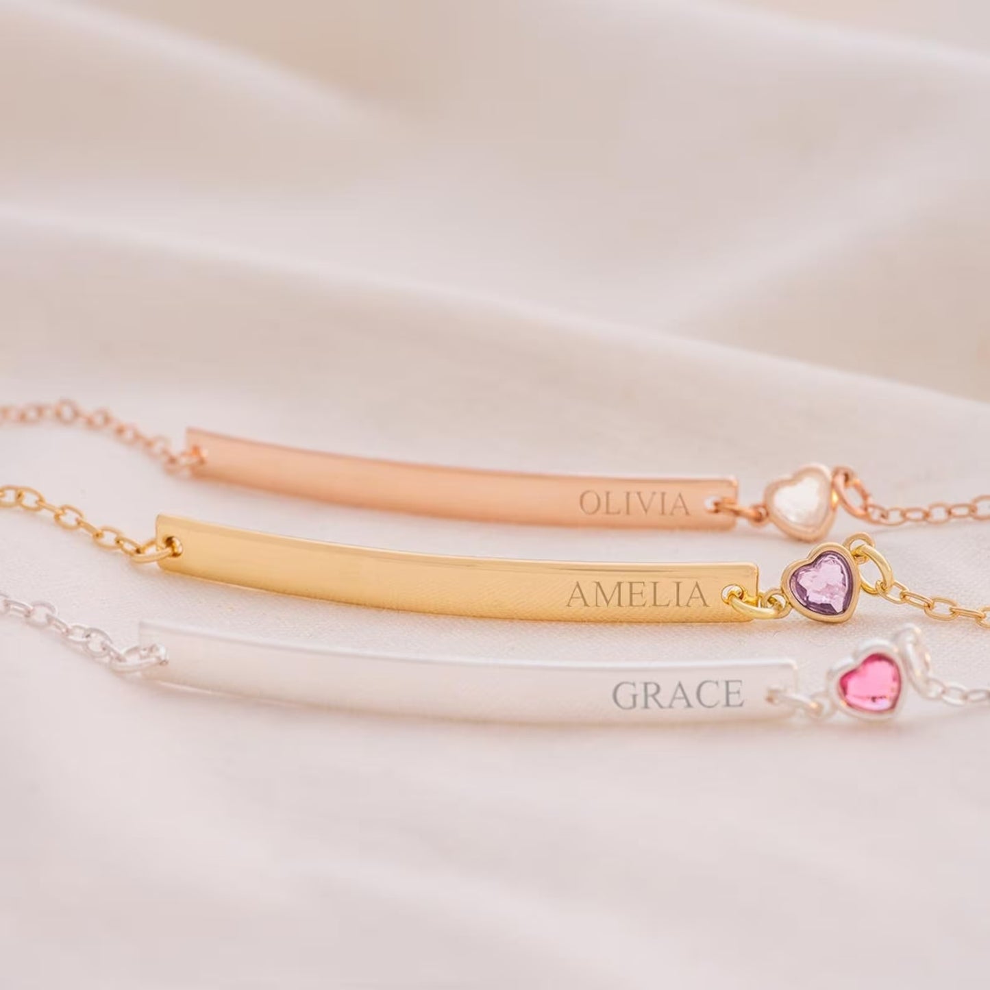 18 carat personalized gold necklace for women