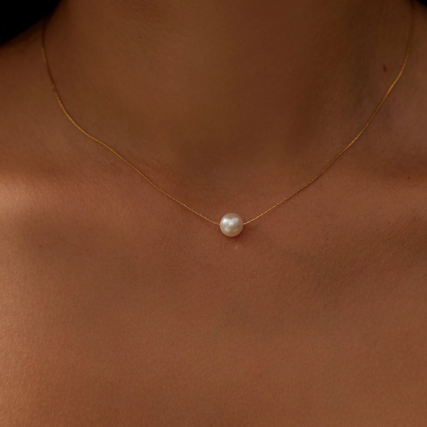 Single Pearl Necklace