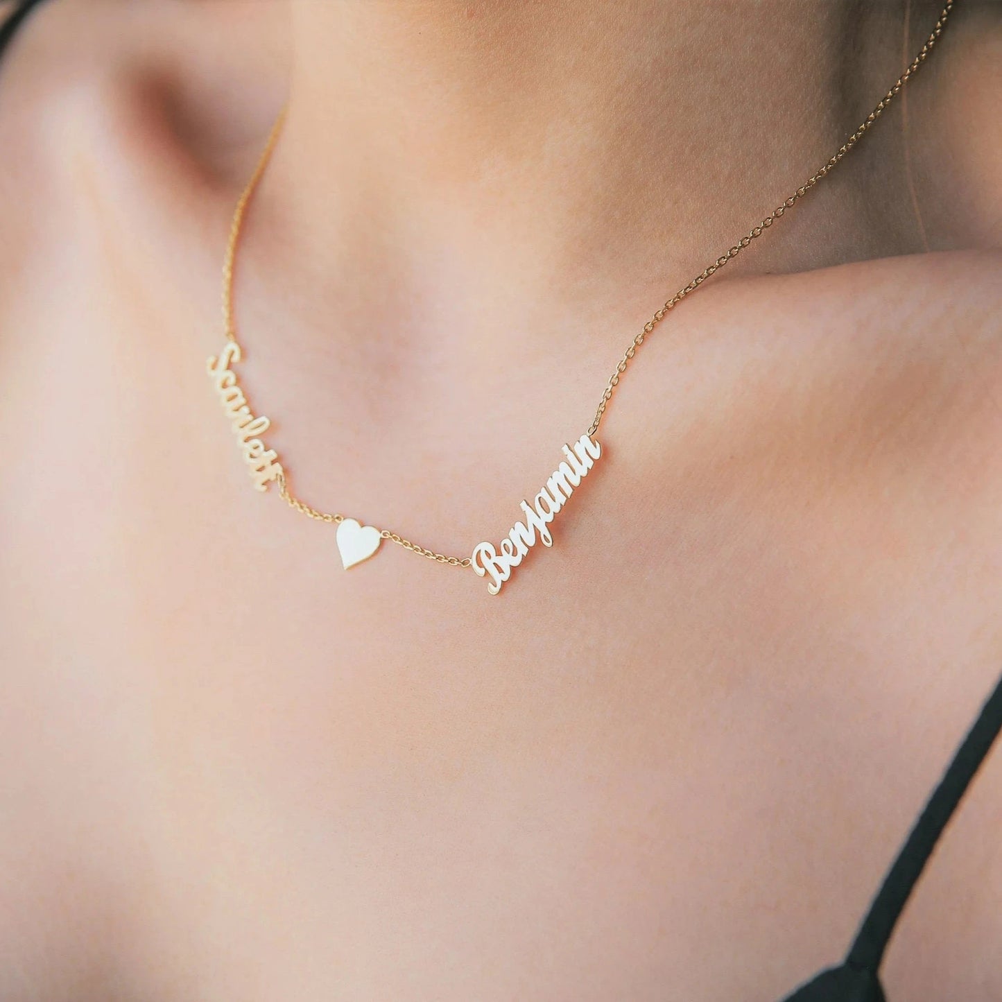 Handcrafted Heart Couple Necklace - Symbol of Love and Friendship