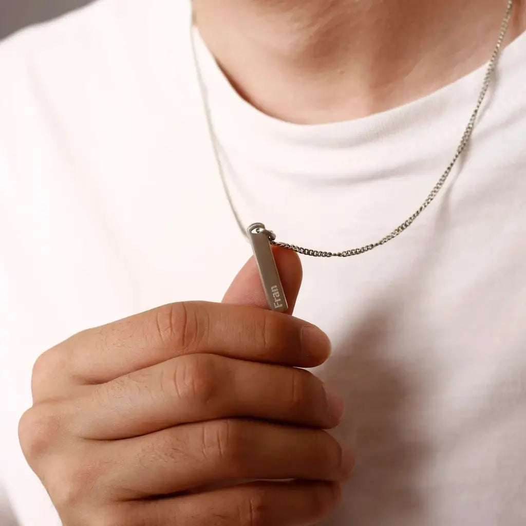 Bar Pendant Necklace - Apparel & Accessories > Jewelry >