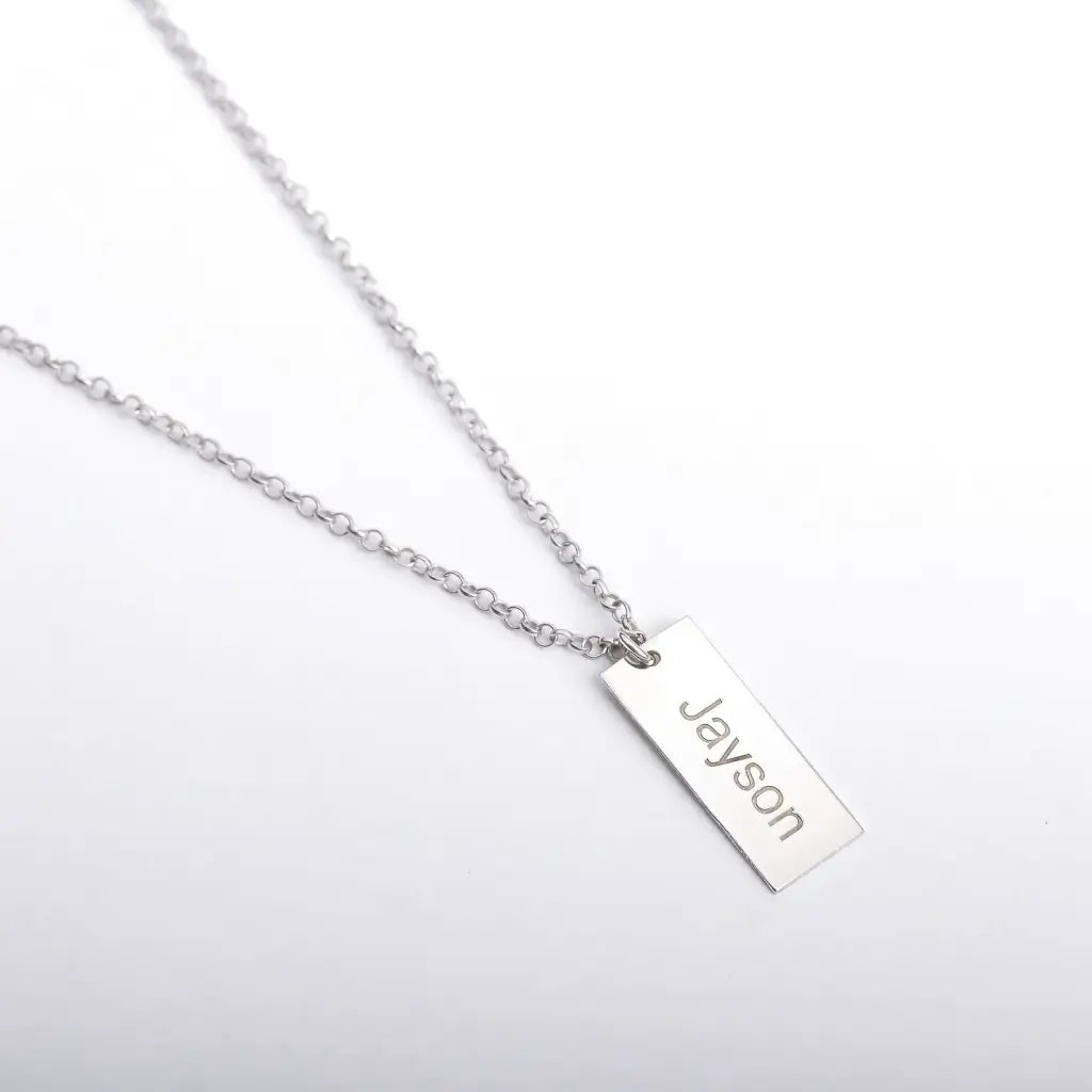 Bar Pendant Necklace - Apparel & Accessories > Jewelry >
