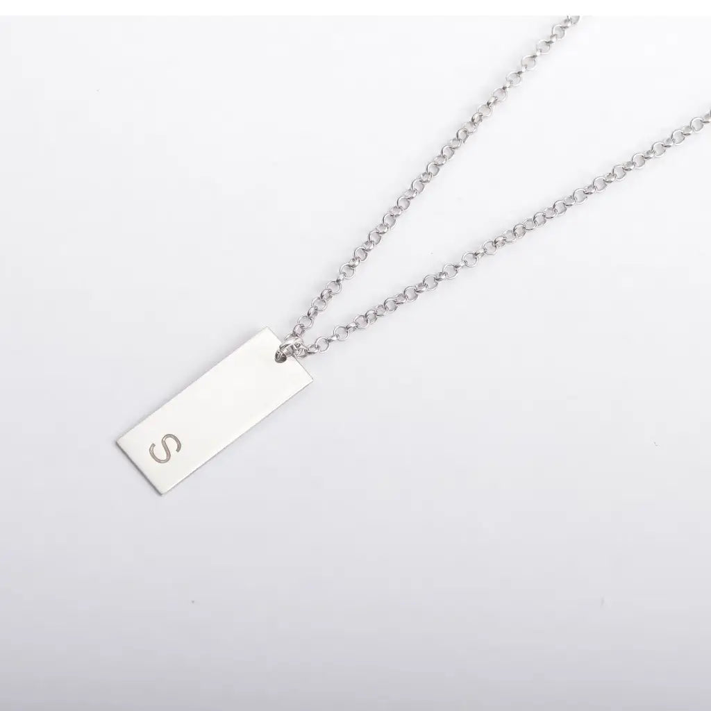 Bar Pendant Necklace - Apparel & Accessories > Jewelry >