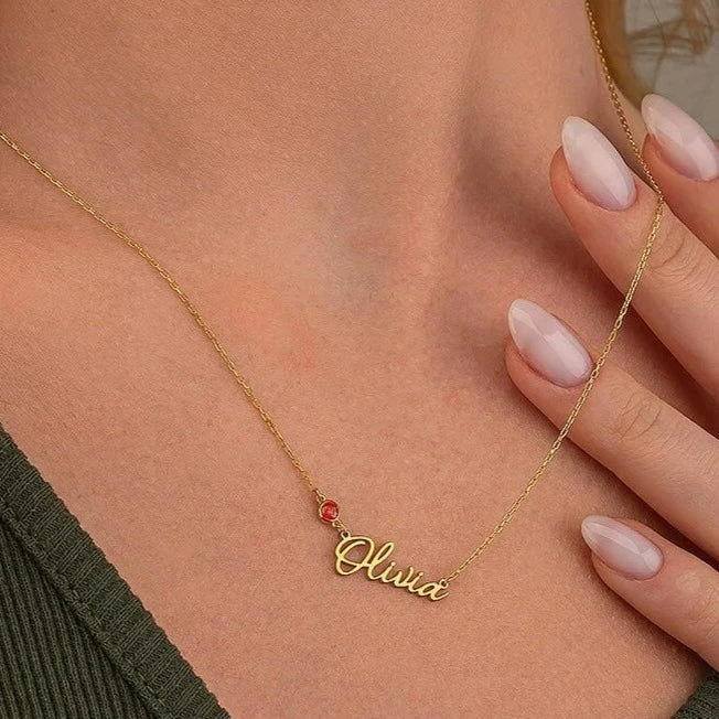Unique Birthstone Necklace - Abu Dhabi's Favorite Present"