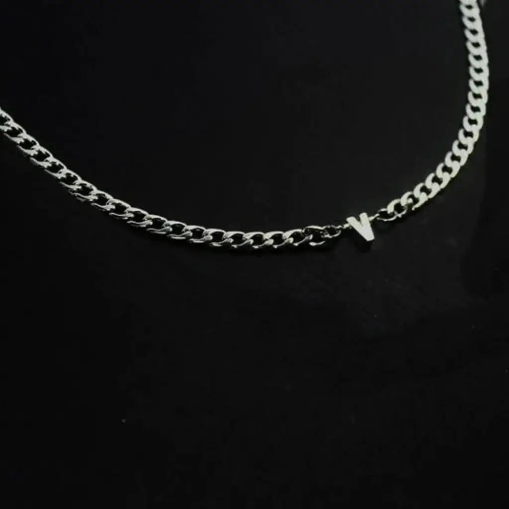 Gold Initial Necklace for Men - A thoughtful luxury anniversary gift for your boyfriend or husband, and the perfect expensive birthday gift for a father or a brother.