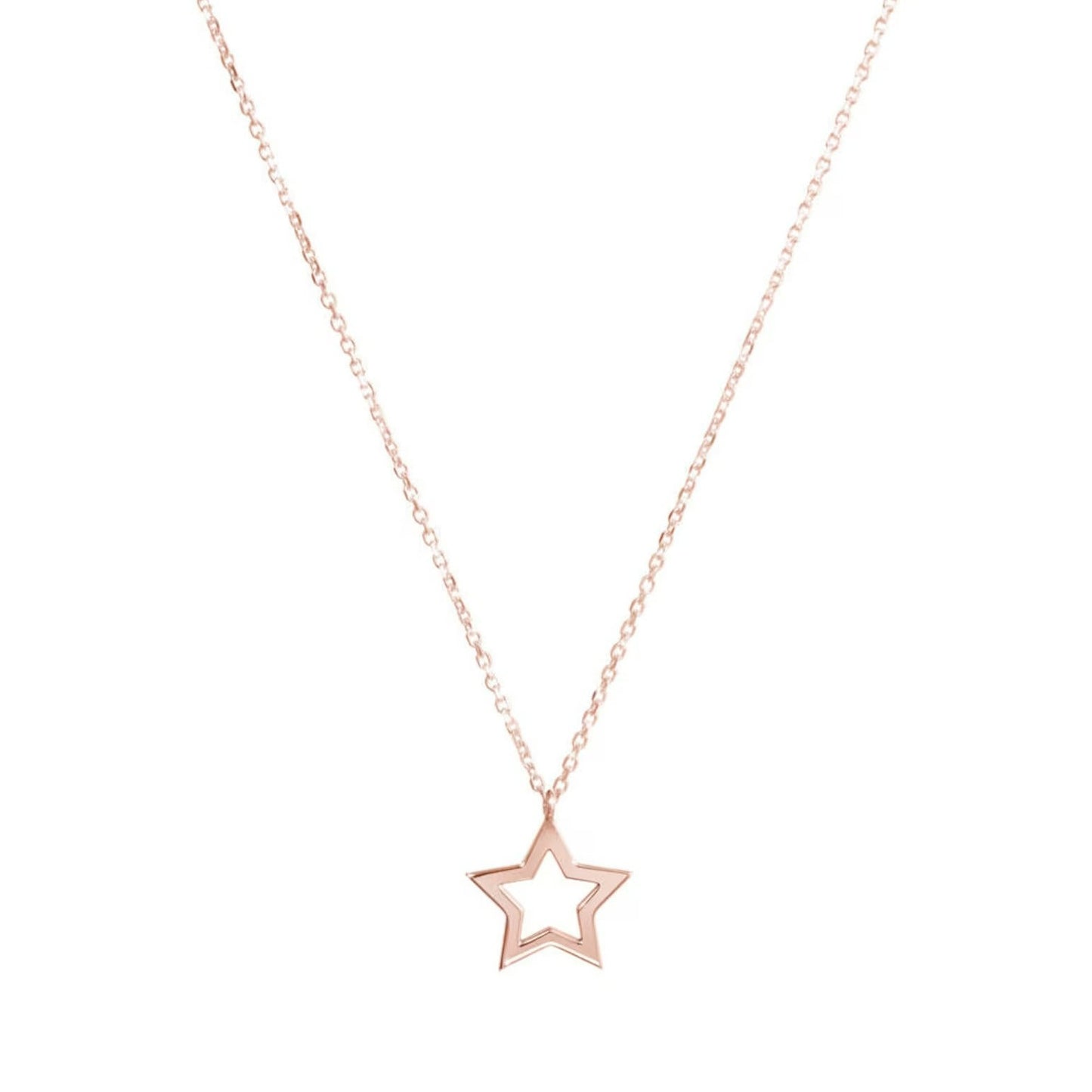 Dazzle in celestial splendor with our 18 carat gold tiny star necklace. A radiant ode to Arabian nights, encapsulating the magic of star-studded skies.