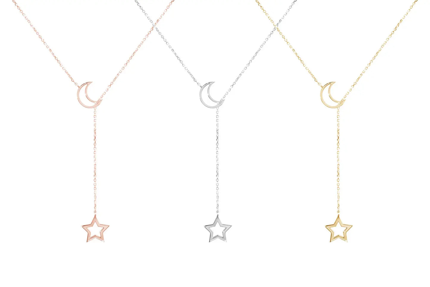 Crescent Star Necklace