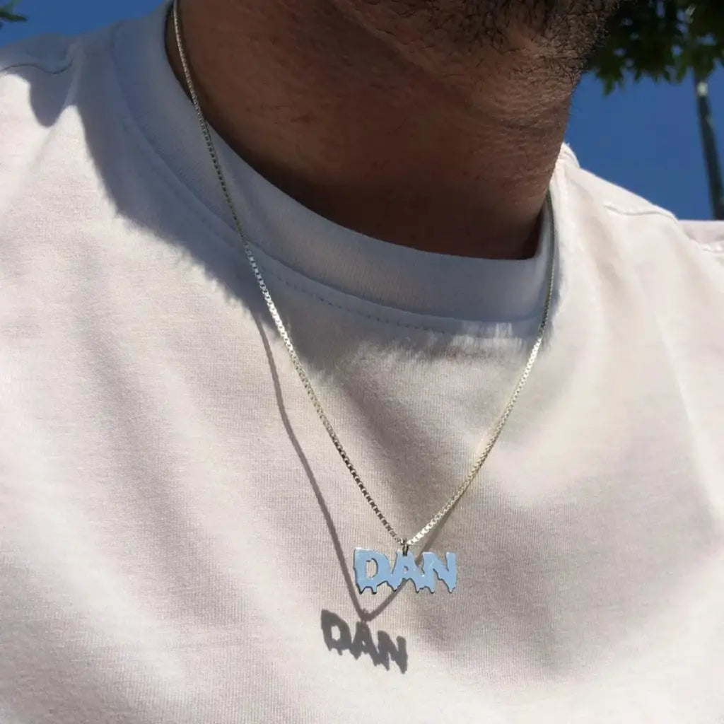 Name chain hot sale for men