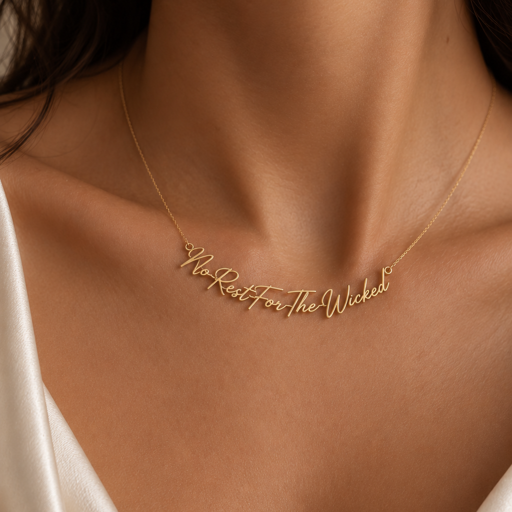 Personalised Quote Necklace