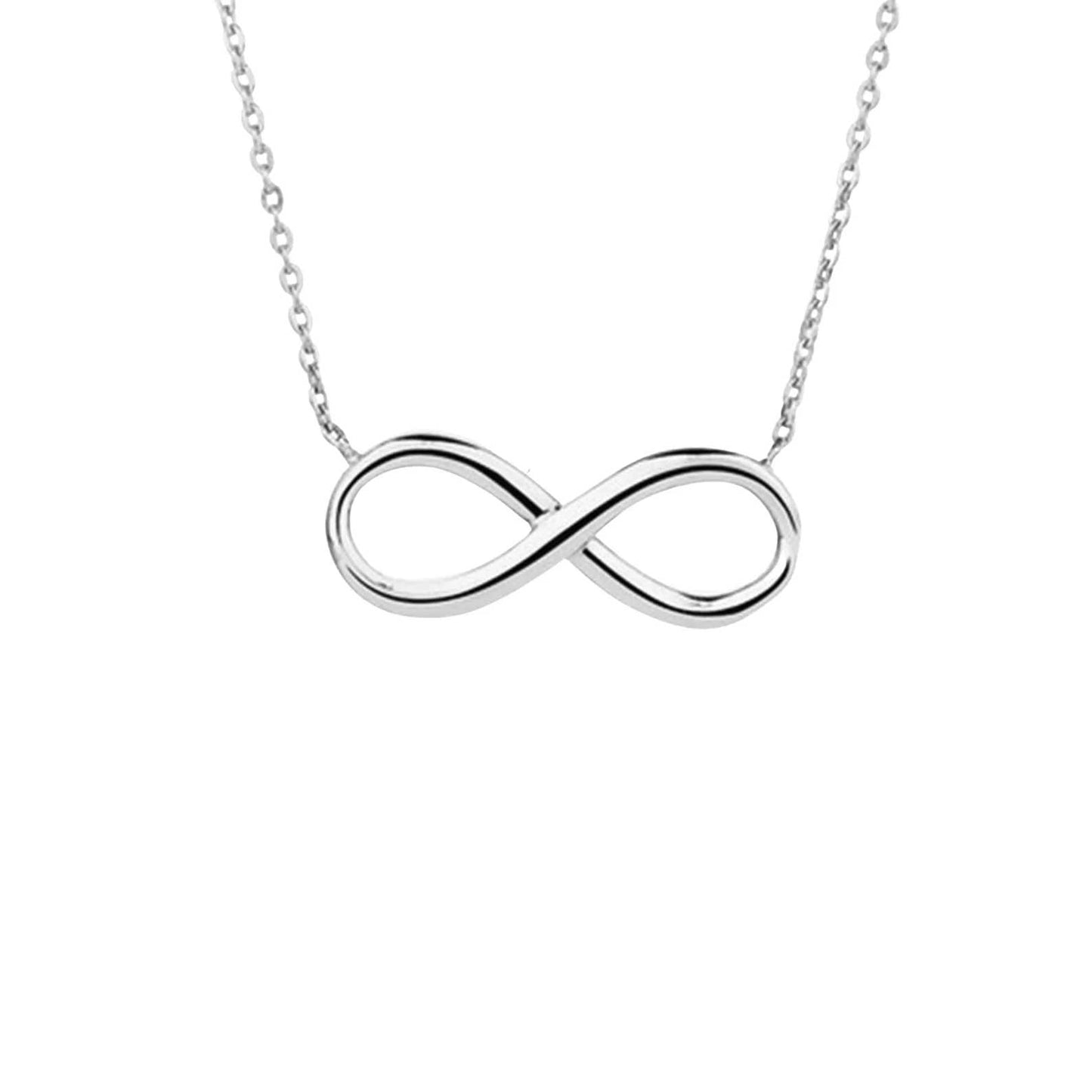 18 Carat Gold Infinity Necklace - A symbol of timeless union, capturing the enduring connections and infinite elegance inspired by Arabian jewelry in the heart of the UAE.