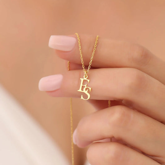 Double Initial Necklace