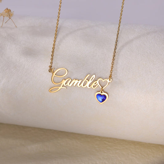Infinity Multi Initial Necklace