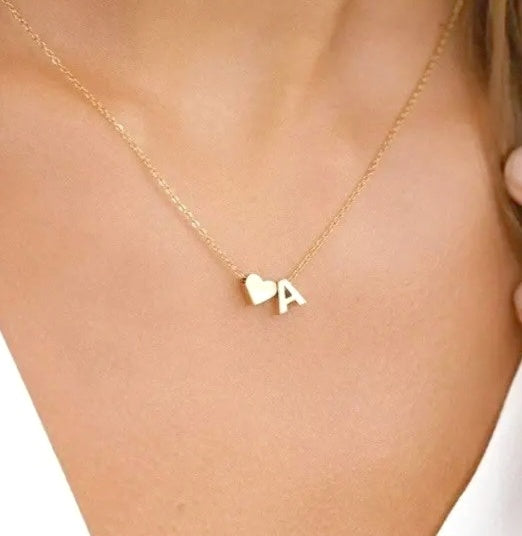 Heart-shaped Multi Name Necklace
