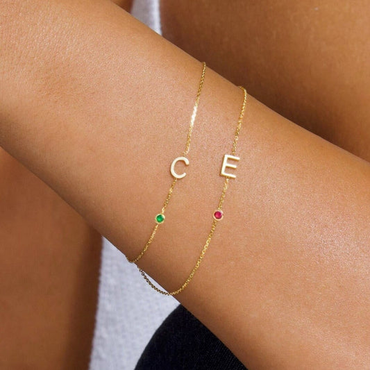 Birth Month Flower Name Necklace