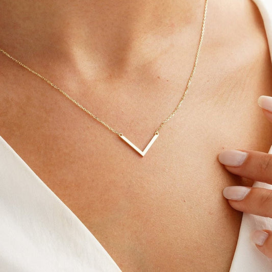 Butterfly Initial Necklace