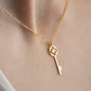 Gold Key of Arabia Necklace – Personalized Jewelry Gift for Her in GCC