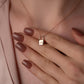 Engraved Lock Pendant Necklace – Gift for Her

