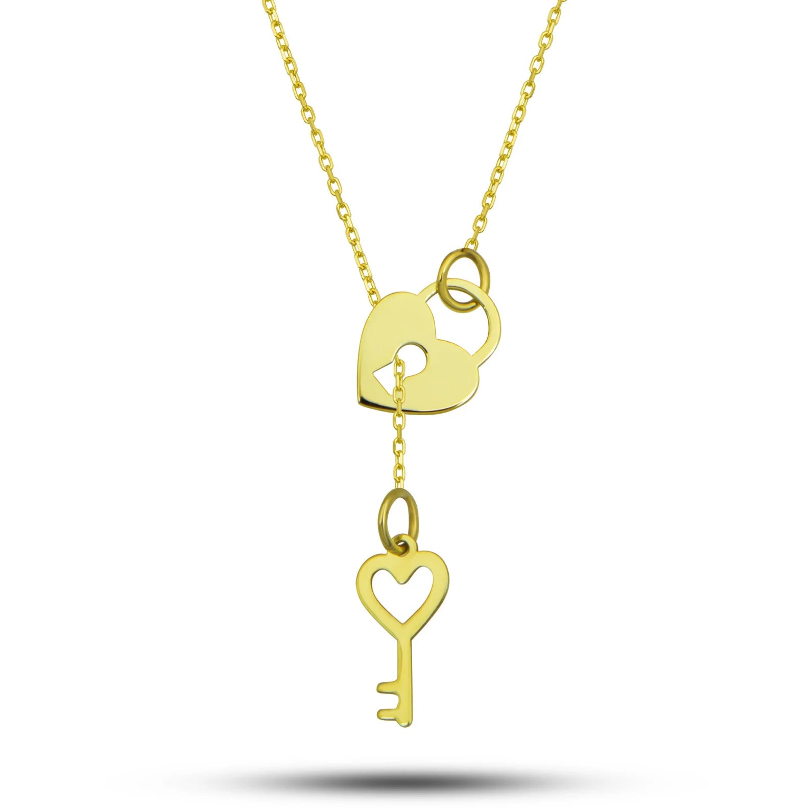 Personalized Jewelry UAE – Heart Lock Necklace for Wife

