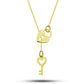Personalized Jewelry UAE – Heart Lock Necklace for Wife

