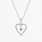 Luxury gold heart necklace gift for wife, girlfriend, mother or daughter, handcrafted in 18K yellow, white or rose gold.