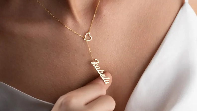 Luxury gold jewelry gifts for women in UAE - personalized necklaces, heart-shaped designs, and handcrafted artisan pieces for every occasion.