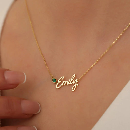 Personalized Birthstone Necklace - Fast Delivery Across UAE