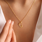 Initial Butterfly Necklace – 18-Carat Gold Elegance Handcrafted in the UAE