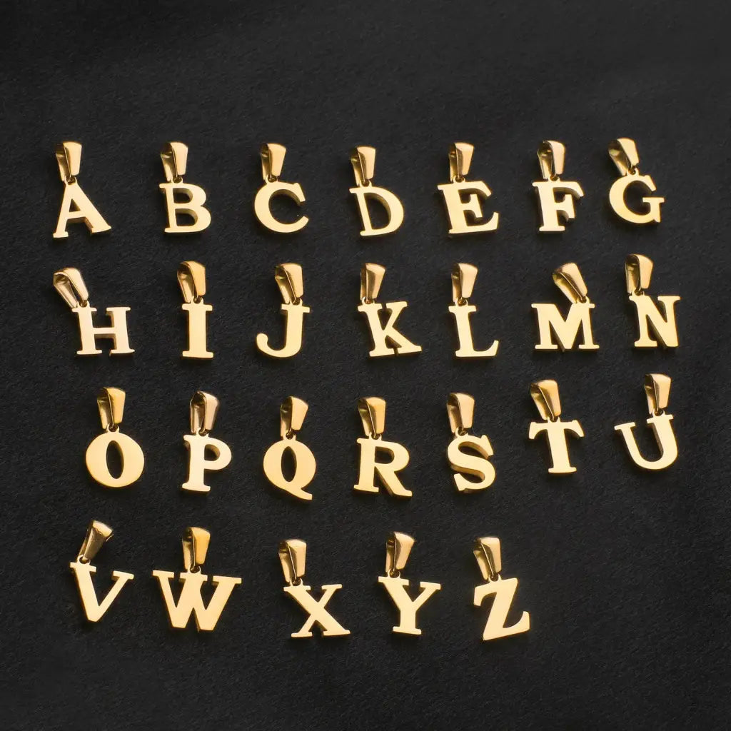 Trendy and elegant, this stunning gold alphabet pendant has a playful charm. Attached to a box chain made of genuine solid gold and personalized with the initial of your choice. A thoughtful luxury anniversary gift for your boyfriend or husband, and the perfect expensive birthday gift for a father or a brother.