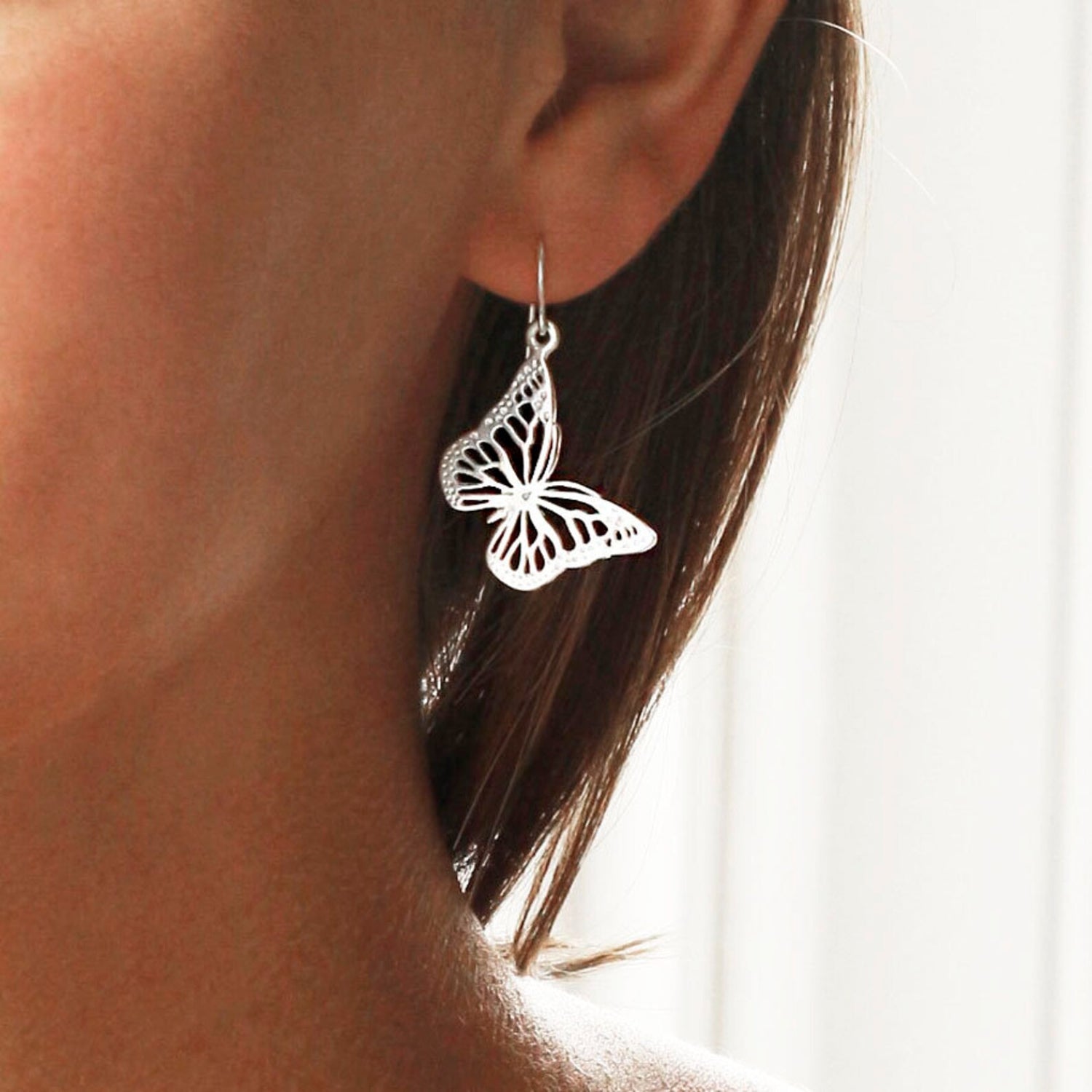 Shine Bright with Exquisite Gold Butterfly Earrings