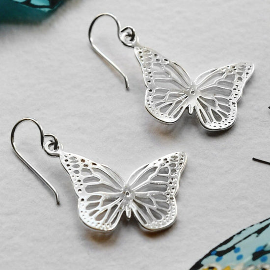 Glamorous Gold Butterfly Earrings, Dubai, UAE