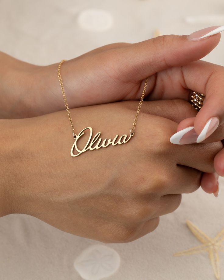 Custom gold necklace for sister - Elevate her style with personalized luxury gifts