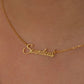 Gold name necklace for women, Dubai, Abu Dhabi, UAE
