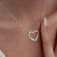 Gold Heart Necklace for Couples - Elegant and Timeless Design