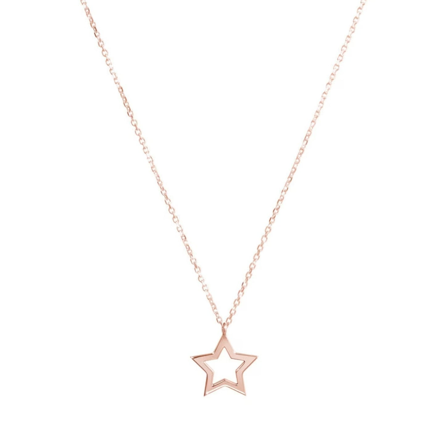 Dazzle in celestial splendor with our 18 carat gold tiny star necklace. A radiant ode to Arabian nights, encapsulating the magic of star-studded skies.