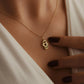 18 carat gold Hamsa necklace - Burst of Arabia - UAE
