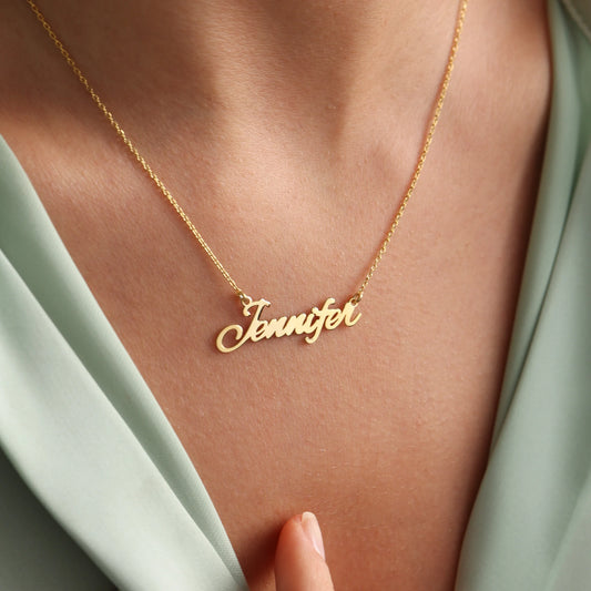 Gold Name Necklace - UAE's Top Choice for Gifts
