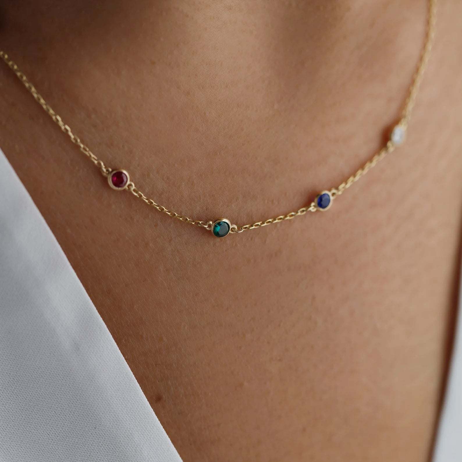 Birthstone Necklace for Wife – Dubai Gold Jewelry

