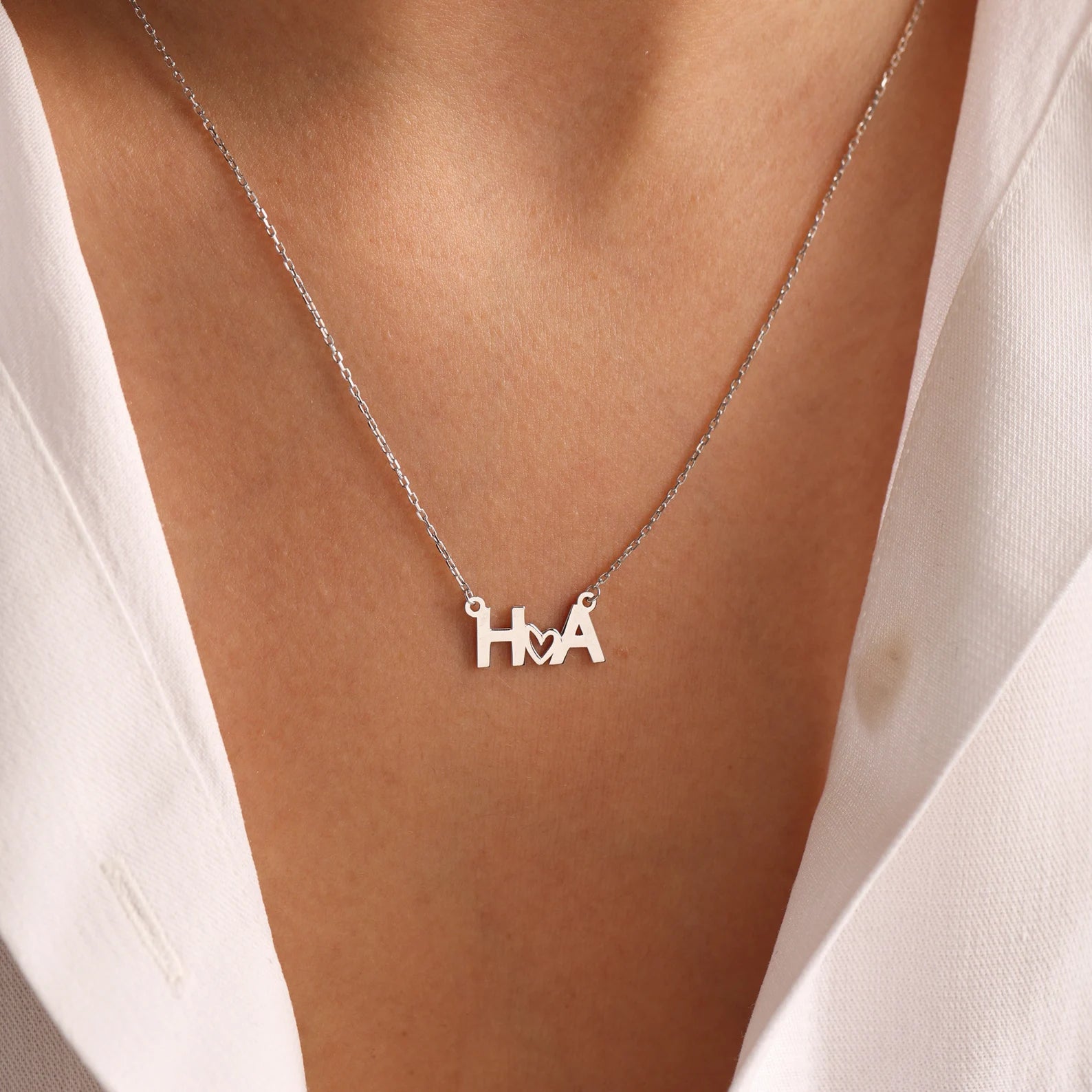 Show Her Your Love This Holiday Season with a Two Initial Necklace