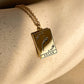 Gold Name Pendant with Initial made in real gold. Designed and handcrafted in the UAE. This unique Gold Name Pendant with Initial is locally handcrafted with the highest quality materials and artisans available in Dubai.
